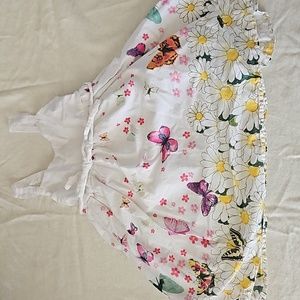 H&M 3-4 floral butterfly summer dress